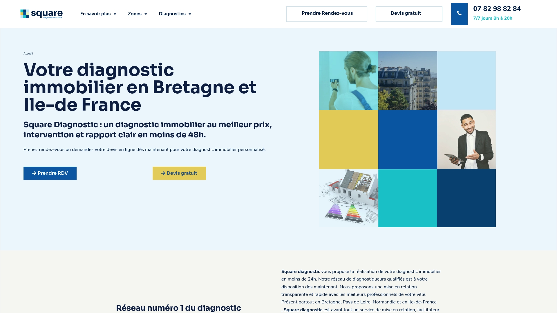 Square-diagnostic
