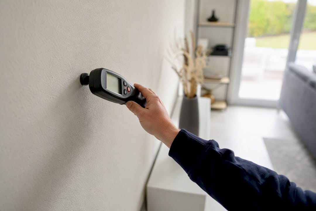 Test d'humidité des murs dans les Yvelines