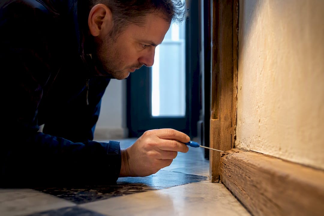 Inspection approfondie d’un seuil en bois