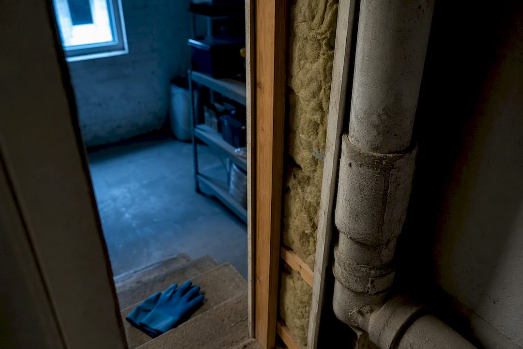 Conduite ancienne suspectée de contenir de l'amiante