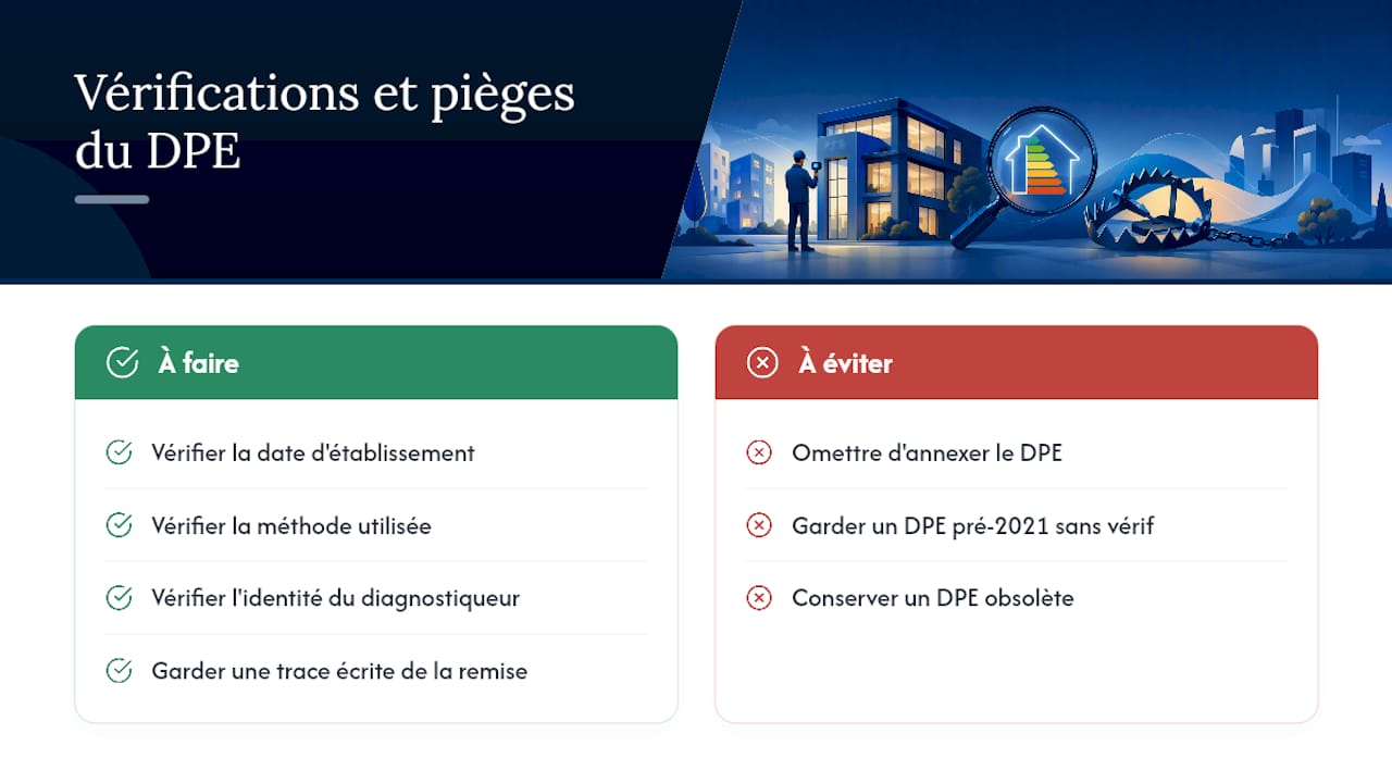 DPE tertiaire : obligations, validité et risques pour le bailleur — overview diagram