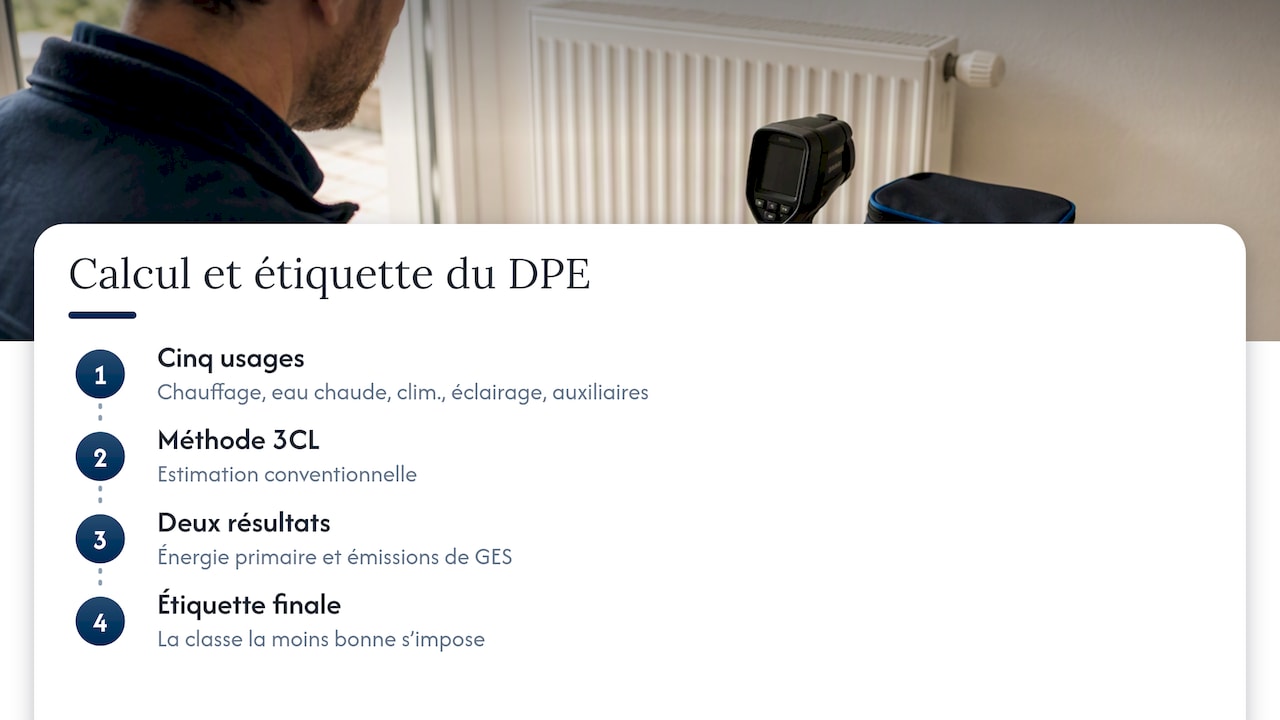 Les usages et résultats pris en compte dans le DPE