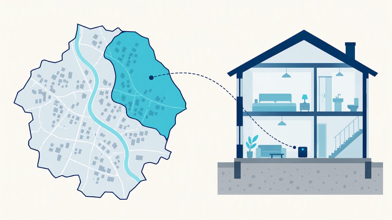 Zone géologique et mesure du radon dans le logement